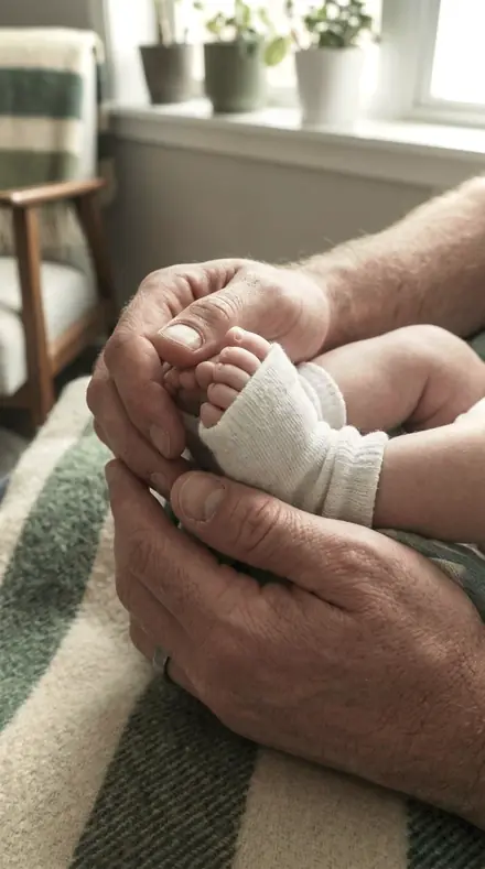 Stop Wide applied to Small hands, the rest a wash